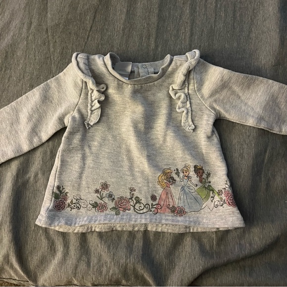 Baby Girls Disney Princess Fleece Pullover 12 months - Picture 3 of 6